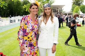 VIPs Attend The Prix De Diane - Chantilly