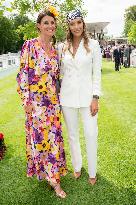 VIPs Attend The Prix De Diane - Chantilly