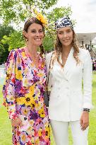 VIPs Attend The Prix De Diane - Chantilly