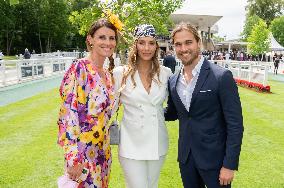 VIPs Attend The Prix De Diane - Chantilly