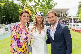 VIPs Attend The Prix De Diane - Chantilly