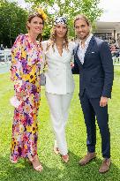 VIPs Attend The Prix De Diane - Chantilly