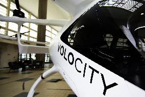 German air taxi Volocity's first flight in Paris