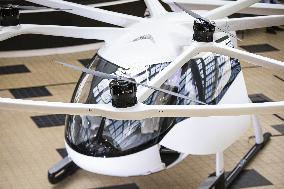 German air taxi Volocity's first flight in Paris