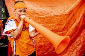 Euro 2020 - North Macedonia v Netherlands - Supporters