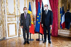 French PM Castex Meets The Head Of Andorra Government - Paris
