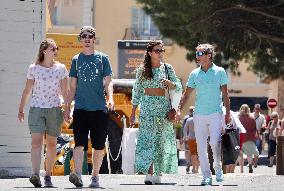 Alain Prost Out And About - Saint-Tropez