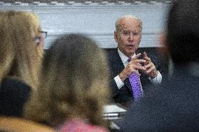 ★US President Joe Biden meets with FEMA Administrator Deanne Criswell and Homeland Security Advisor and Deputy National Securit