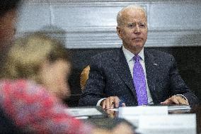 ★US President Joe Biden meets with FEMA Administrator Deanne Criswell and Homeland Security Advisor and Deputy National Securit