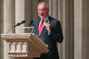 John Warner funeral service - Washington, DC