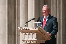 John Warner funeral service - Washington, DC