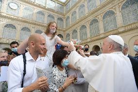 Pope Francis At Weekly General Audience - Vatican