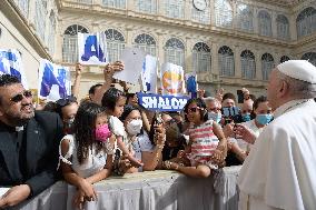 Pope Francis At Weekly General Audience - Vatican