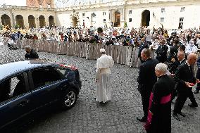 Pope Francis At Weekly General Audience - Vatican