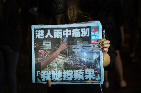 Pro-Democracy Newspaper Apple Daily Shutdown - Hong Kong