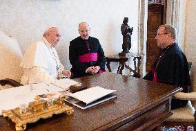 Pope Francis Received In Audience Bishop Georg Batzing - Vatican