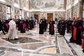 Pope Francis During Audience - Vatican