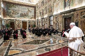 Pope Francis During Audience - Vatican