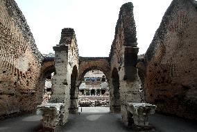 Presentation Of The Works Carried Out In The Hypogea Of The Colosseum - Rome
