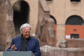 Presentation Of The Works Carried Out In The Hypogea Of The Colosseum - Rome