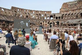 Presentation Of The Works Carried Out In The Hypogea Of The Colosseum - Rome