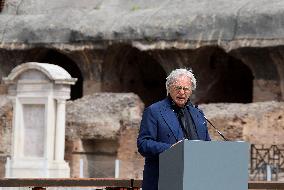 Presentation Of The Works Carried Out In The Hypogea Of The Colosseum - Rome