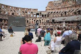 Presentation Of The Works Carried Out In The Hypogea Of The Colosseum - Rome