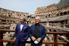 Presentation Of The Works Carried Out In The Hypogea Of The Colosseum - Rome