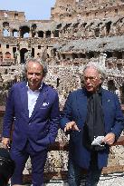 Presentation Of The Works Carried Out In The Hypogea Of The Colosseum - Rome