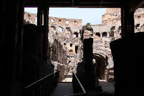 Presentation Of The Works Carried Out In The Hypogea Of The Colosseum - Rome