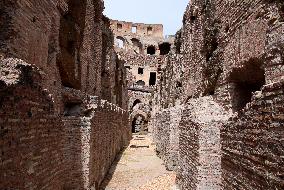 Presentation Of The Works Carried Out In The Hypogea Of The Colosseum - Rome