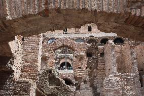 Presentation Of The Works Carried Out In The Hypogea Of The Colosseum - Rome