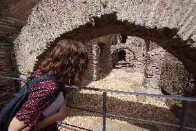 Presentation Of The Works Carried Out In The Hypogea Of The Colosseum - Rome