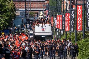 Parade of Stade Toulousain players - Toulouse