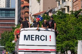 Parade of Stade Toulousain players - Toulouse