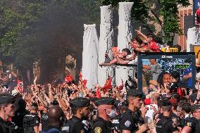 Parade of Stade Toulousain players - Toulouse