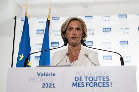 Valerie Pecresse election Night - Paris