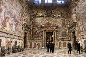 Antony Blinken Visits The Vatican