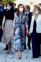 Queen Letizia At World Blindness Summit - Madrid
