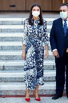 Queen Letizia At World Blindness Summit - Madrid