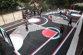 Inauguration ground by Tik Tok and the City Hall of Paris