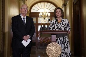 Nancy Pelosi meets with Reuven Rivlin - Washington