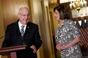 Nancy Pelosi meets with Reuven Rivlin - Washington