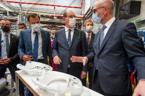 PM Castex Visits Vorwerk Semco - Cloyes-sur-le-Loir