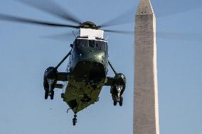 United States President Joe Biden travels to La Crosse, Wisconsin to deliver remarks.