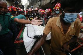 Building Explosion Aftermath - Dhaka