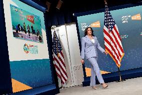 Kamala Harris to Generation Equality Forum in Paris - Washington