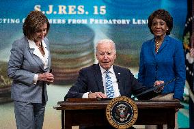 President Biden Signs Congressional Review Act Bills