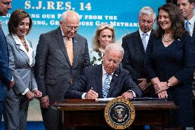 President Biden Signs Congressional Review Act Bills