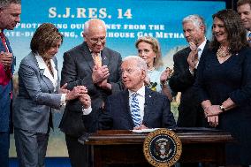 President Biden Signs Congressional Review Act Bills